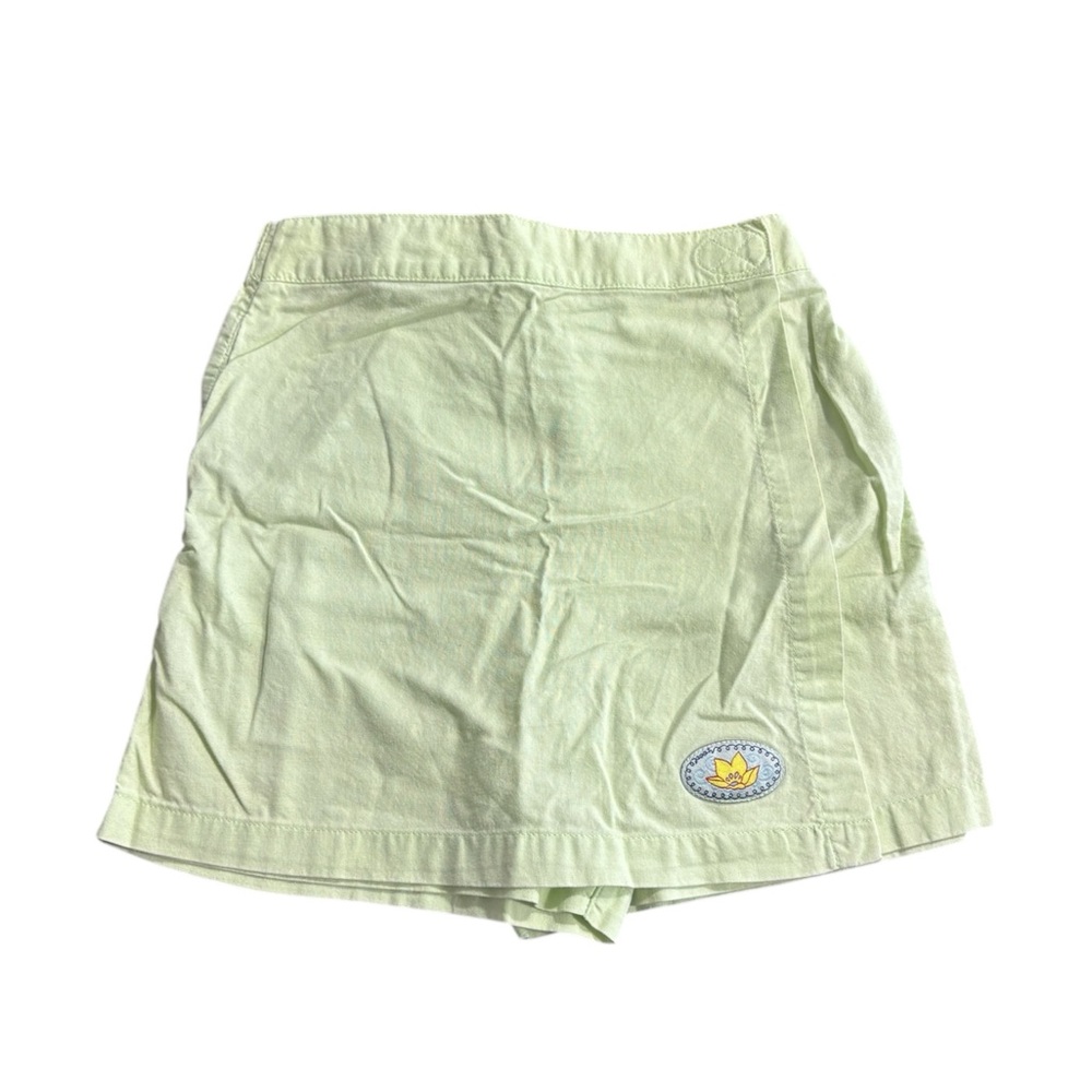Vintage Disney Girls Light Green Skort with Logo Patch size 6/6x